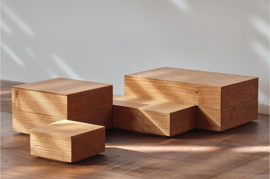 The Square Wooden Organizer Box