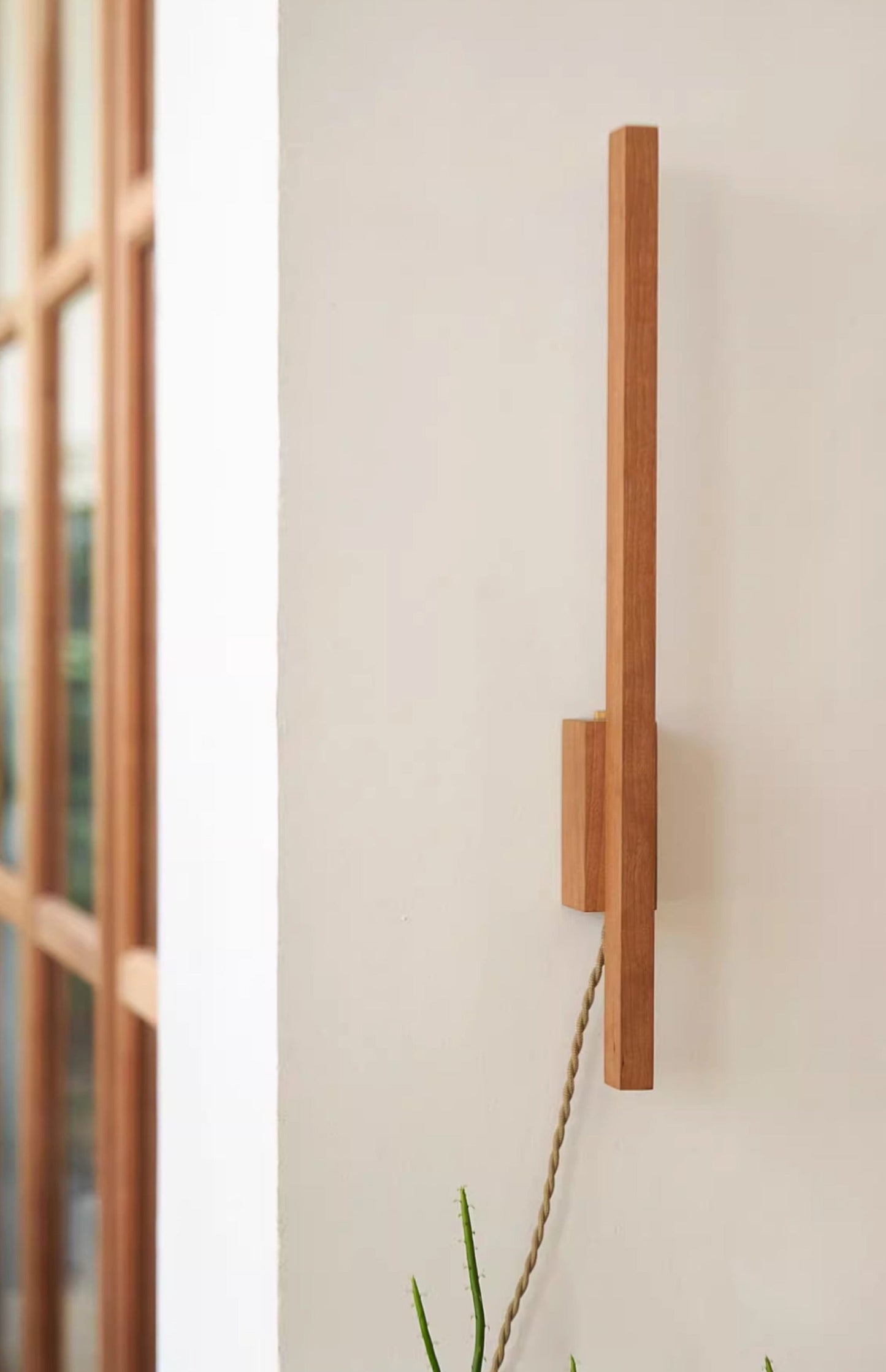 Nordic Wooden Branch Wall Lamp